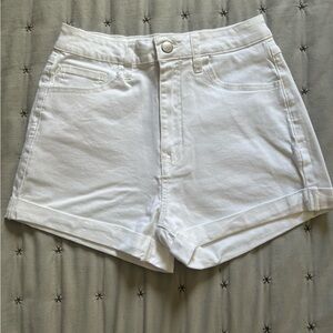 NWT White Fashion Nova Shorts Size 27